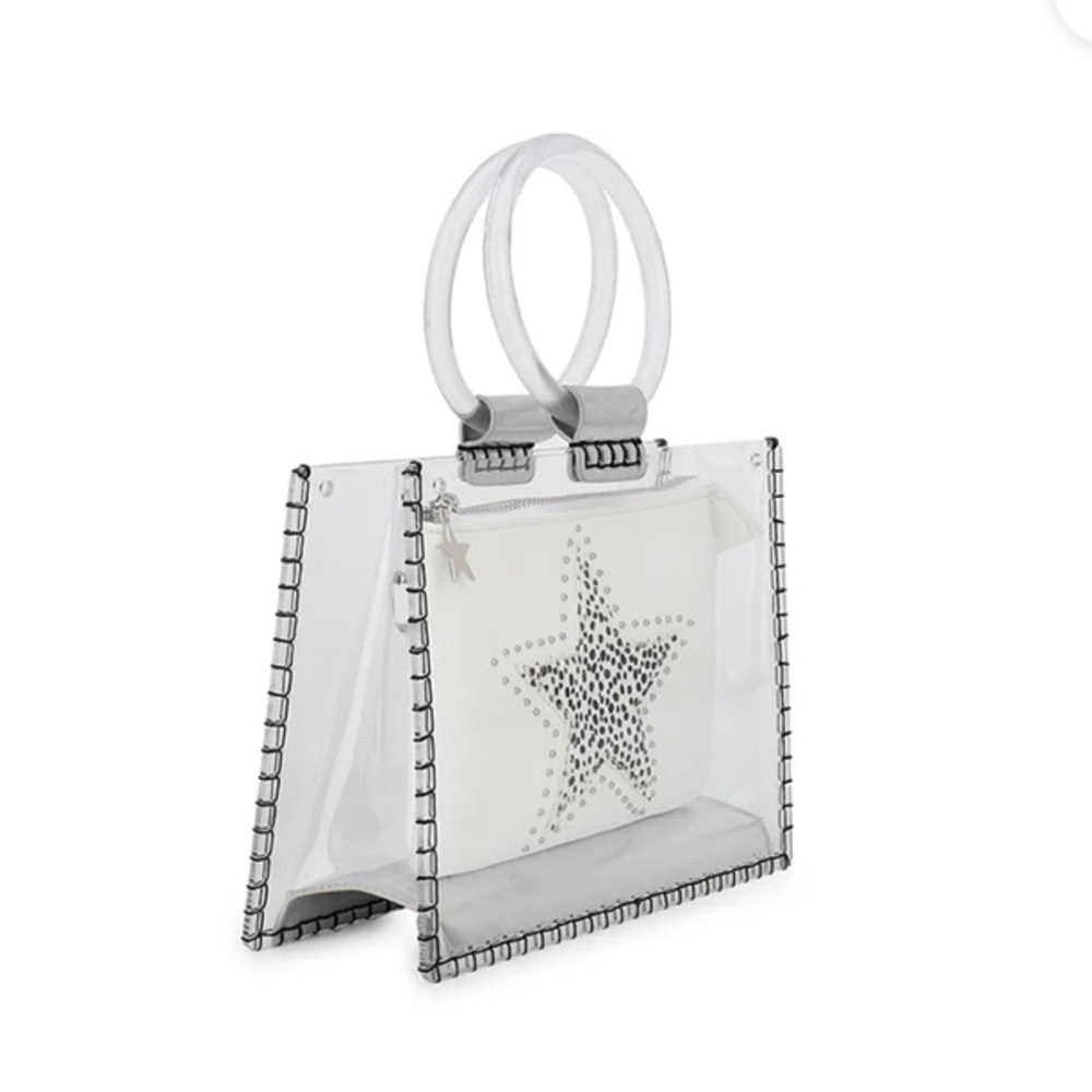 vintage havana mini molly stadium bag in white cheetah - Picture 4 of 6
